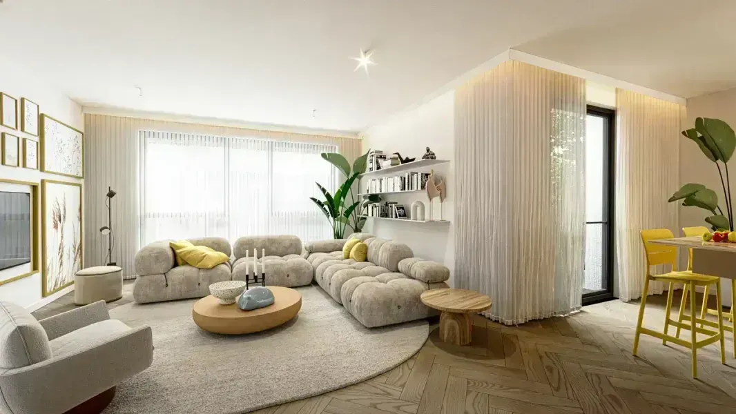 Wohnbereich Neubauprojekt Neuss nahe Düsseldorf